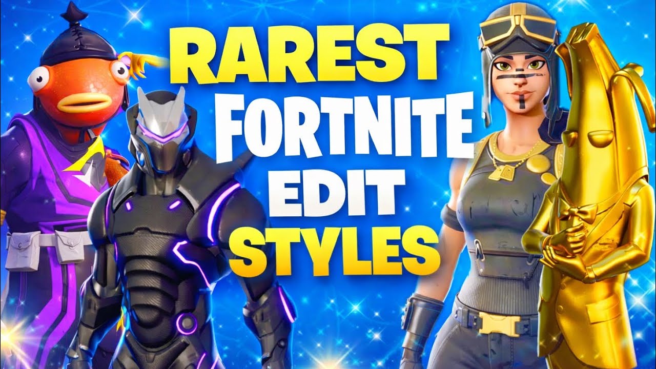 Самые редкие стили редактирования в Fortnite