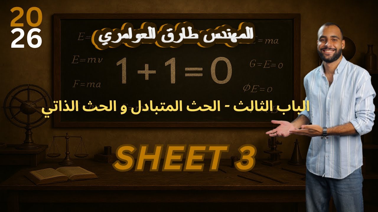 الحث المتبادل و الحث الذاتي | الصف الثالث الثانوي | الباب الثالث ⚡