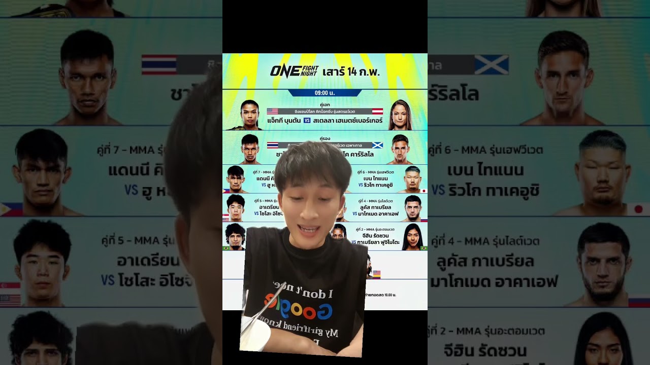 วิเคราะห์ MMA one fight night 40 #ครูเบสท์mma 