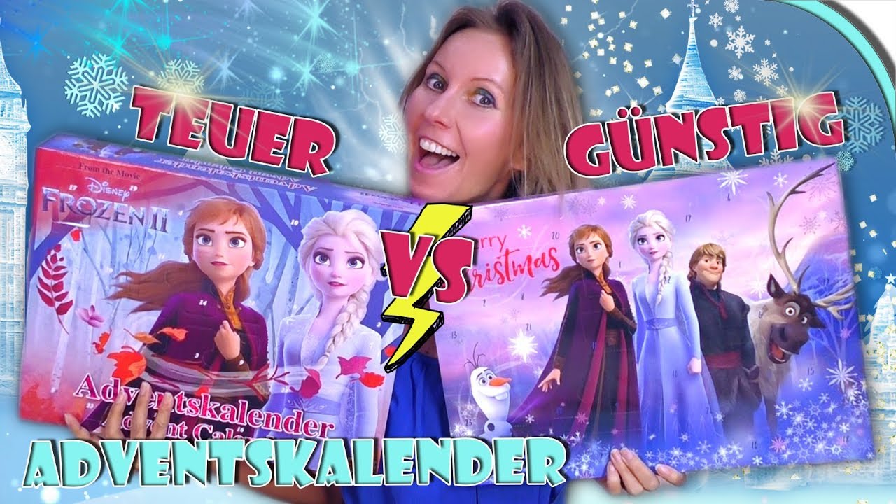 Adventskalender FROZEN 2 Vergleich Craze ☃️ Günstig vs teuer! 🎄 Was ist drin?