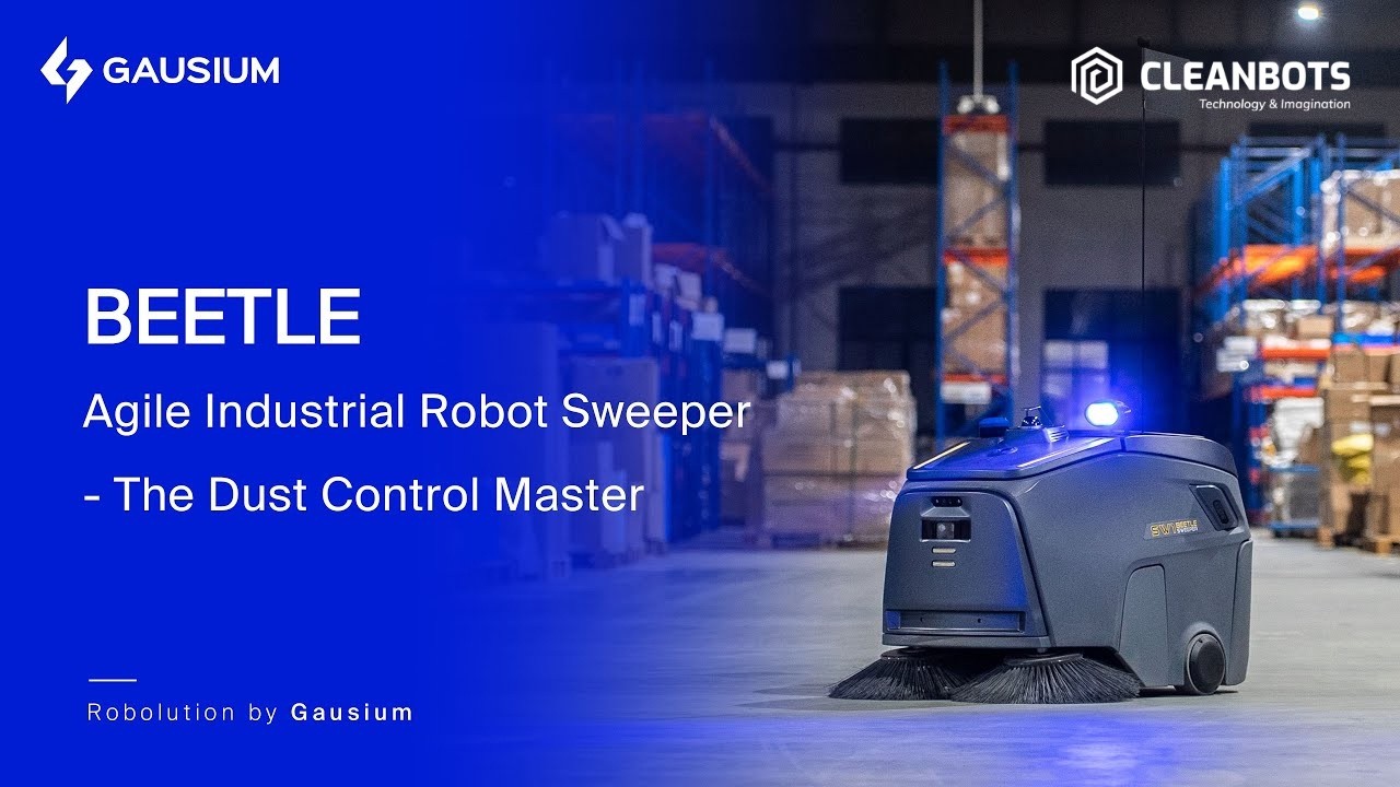 Cleanbots Beetle | Varredora Industrial Ágil — O Mestre do Controlo de Pó | Gausium Robotics