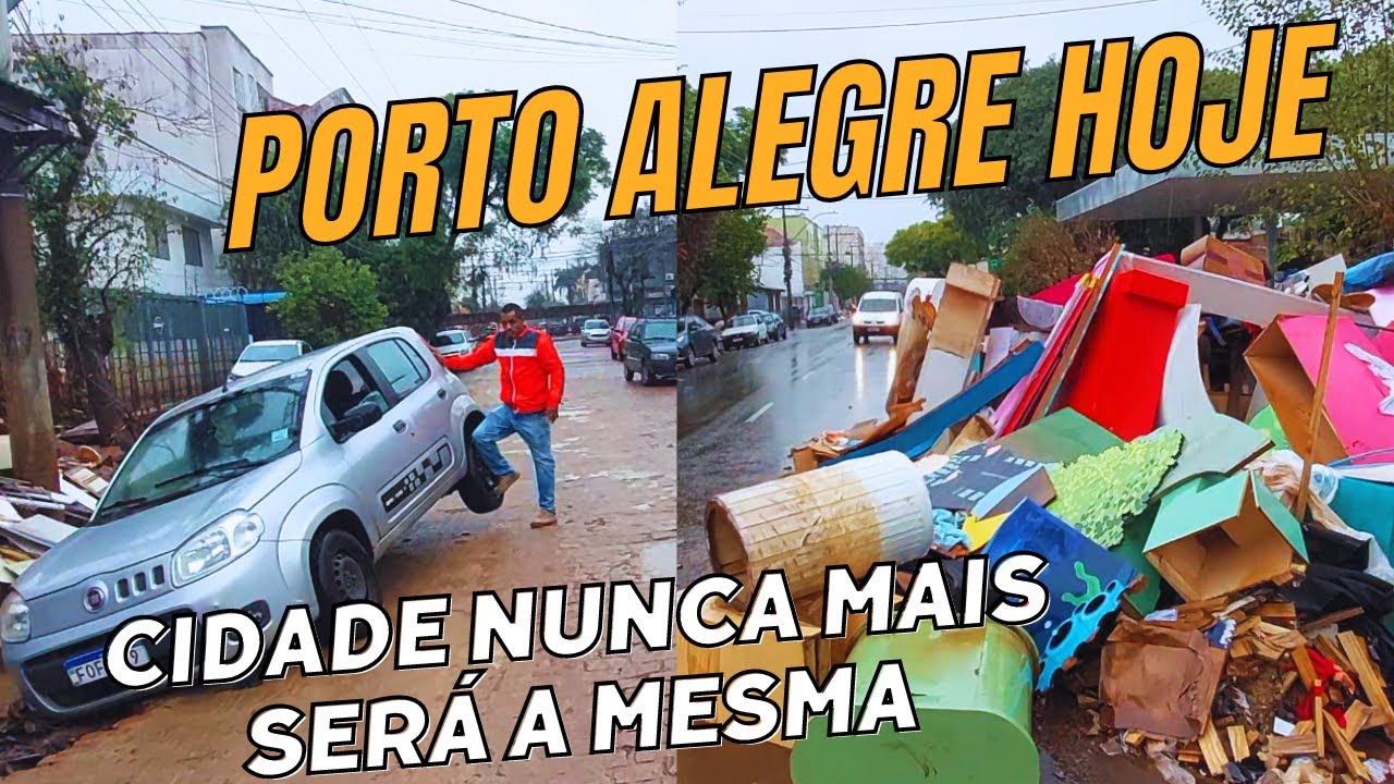 🔴 ACONTECEU UMA GUERRA AQUI, PORTO ALEGRE EST&Aacute; IRRECONHEC&Iacute;VEL, ISSO NUNCA SER&Aacute; ESQUECIDO