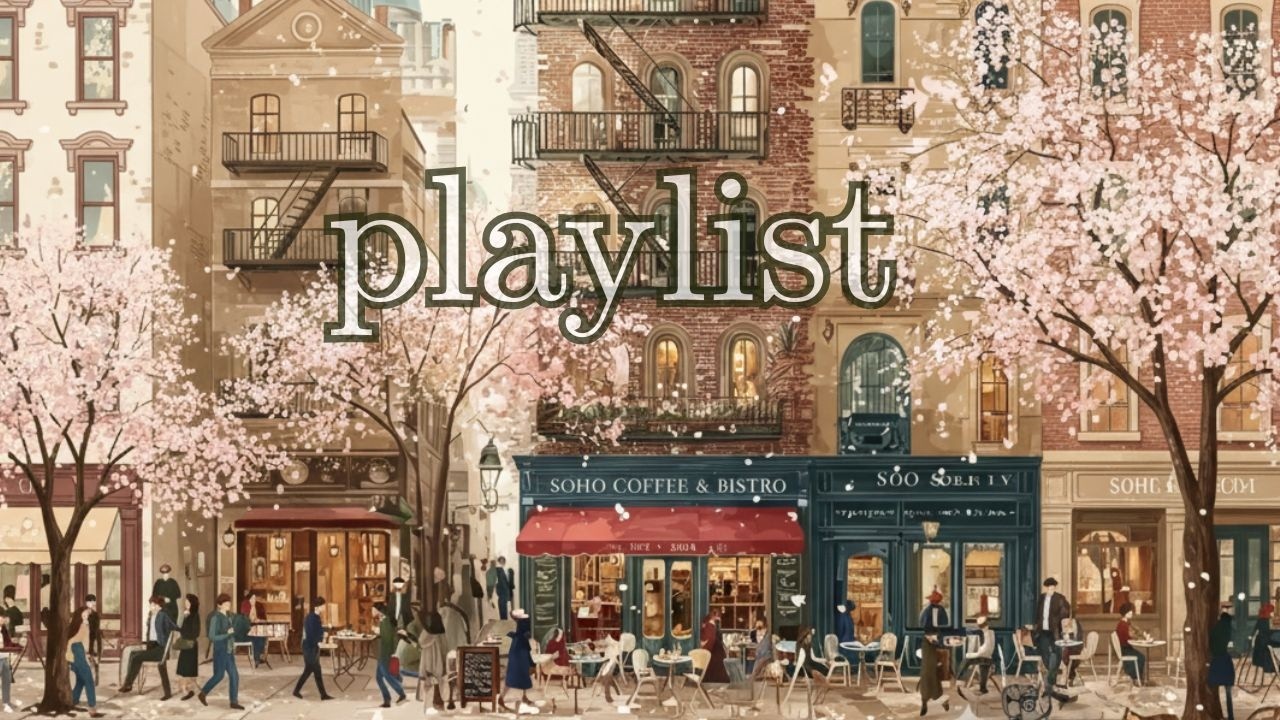 [playlist] Spring Routines in a City Cafe🌷Emotional Mood Explosion Pop Music🎧🩷lofi