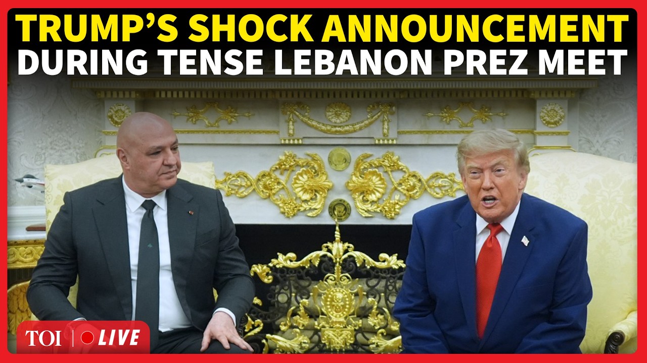 LIVE: Trump's Talks With Lebanese President Go Off The Rails; &lsquo;If Hezbollah&hellip;&rsquo;: Joseph Aoun&rsquo;s Shocker