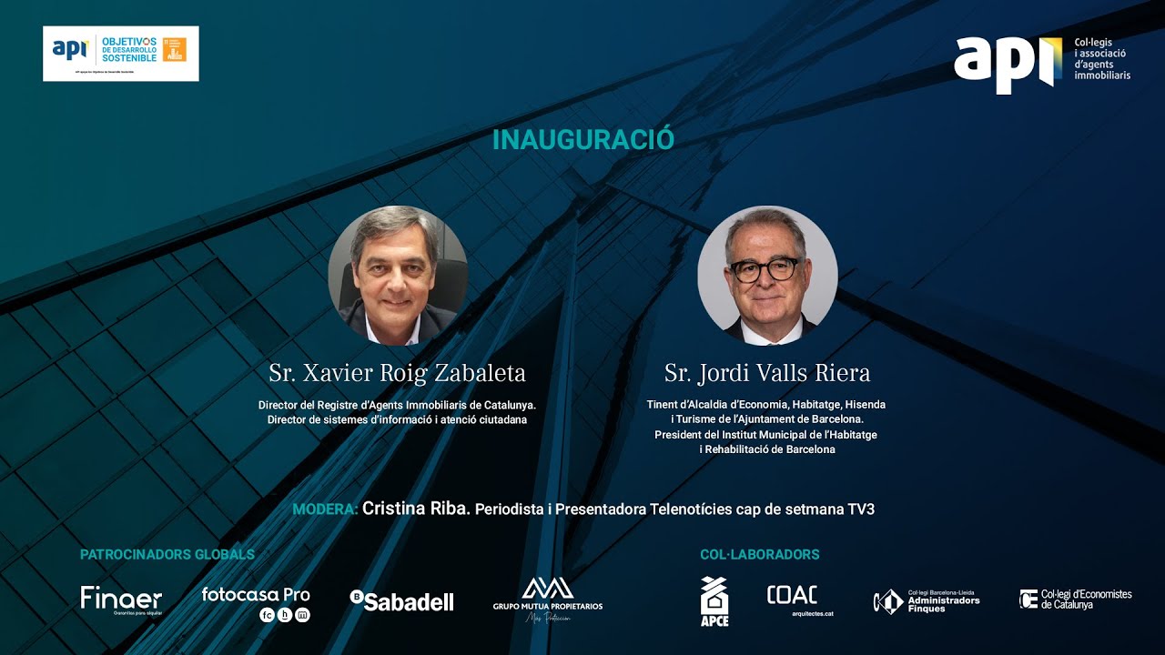 Tribuna Immoscòpia 2026 | Inauguració