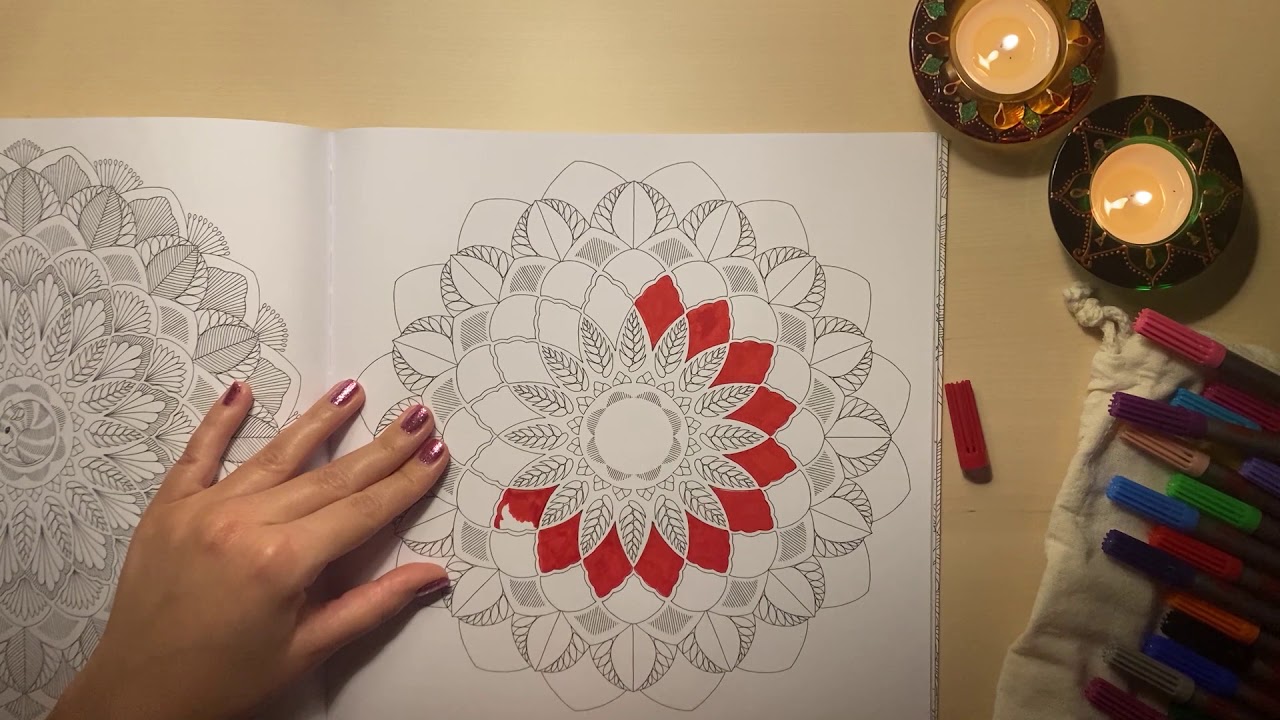 Mandala Coloring ASMR Part 1