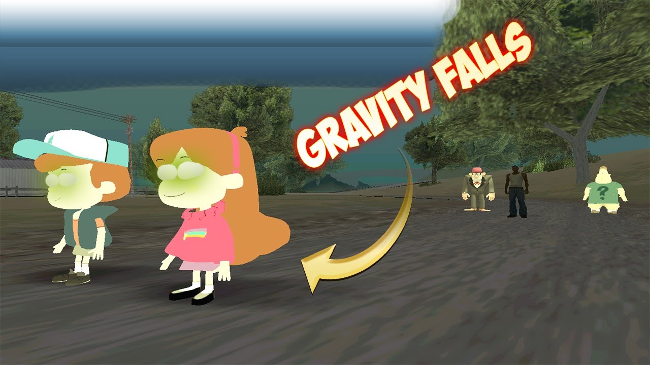 Me Encontré a Mabel y a Dipper de Gravity Falls en el GTA San Andreas, y esto me ocurrió!