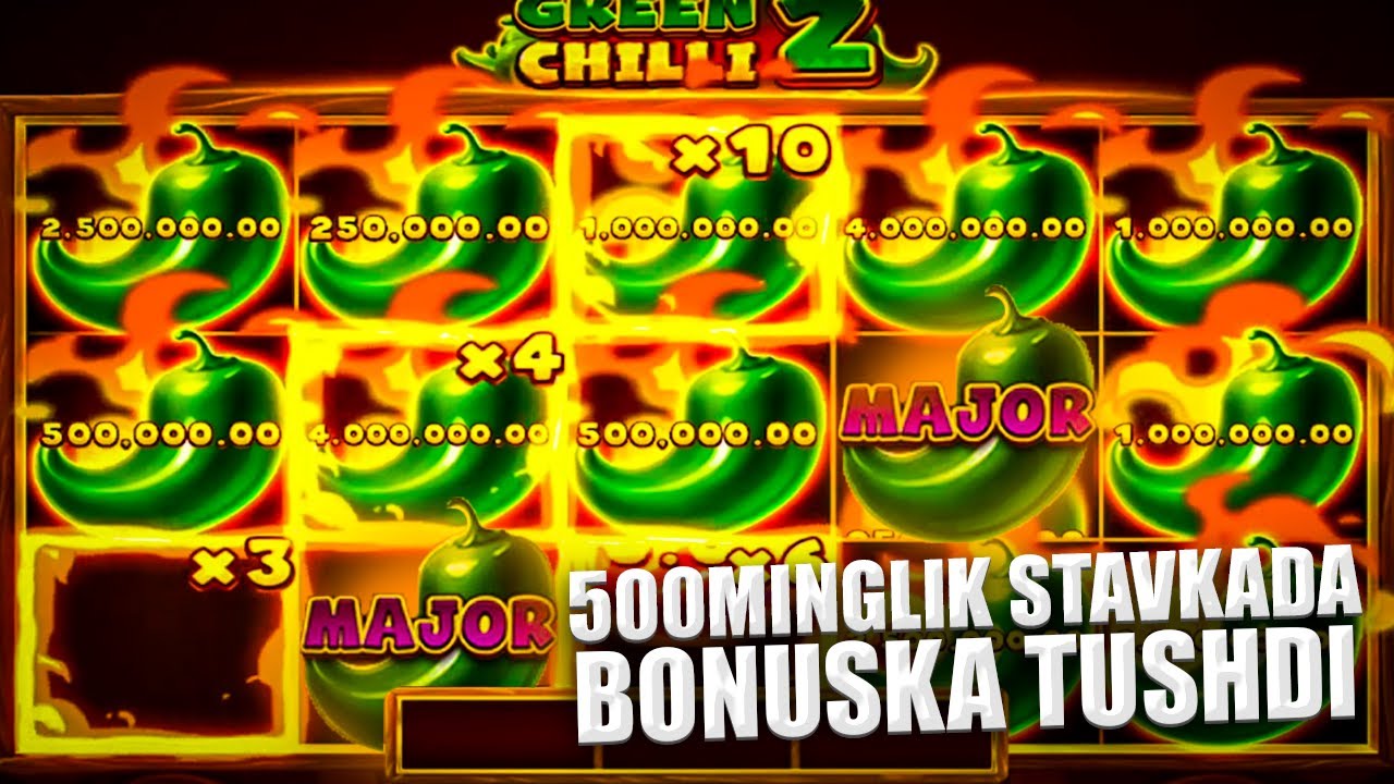 ENG ZOR YUTUQ | GREEN CHILI 2 🔥🌶 | 150TA LAYK BO'LSA TELEGRAM KANALDA VAUCHER TASHAYMAN