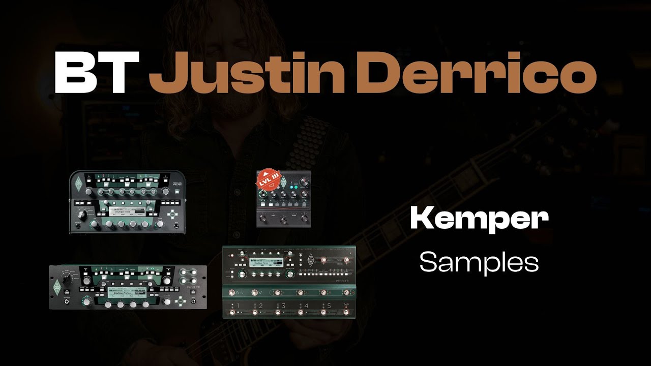 BT Justin Derrico | Kemper Head, Rack, Stage, Player Samples