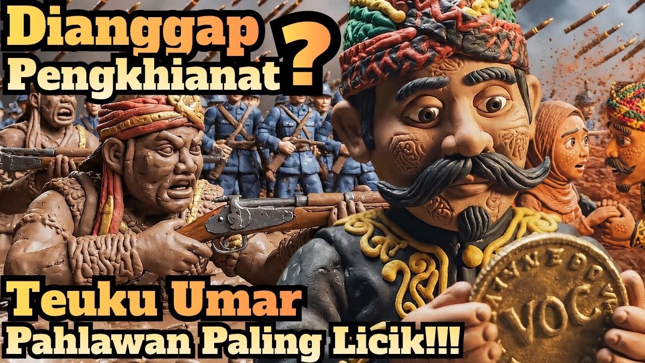Fakta Sejarah TEUKU UMAR – Pahlawan ACEH Paling LICIK Dalam Sejarah Yang MENIPU BELANDA