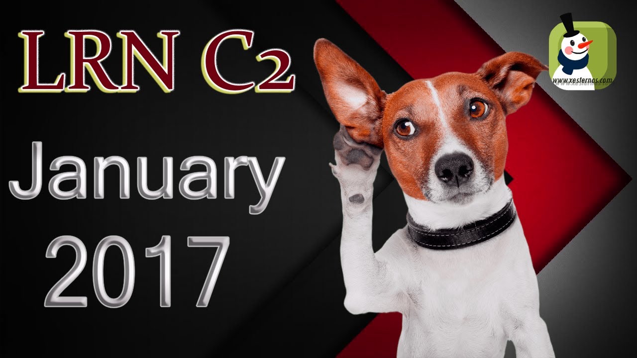 LRN C2 2017 January 🎵 Listening with answers
