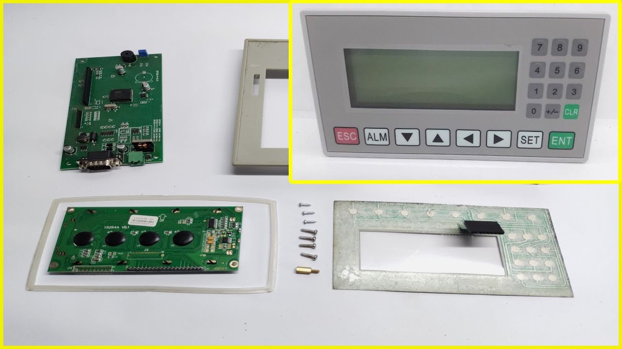OP320-A - Discovery Inside The Text Display HMI - Cấu tạo màn hình text HMI OP320-A