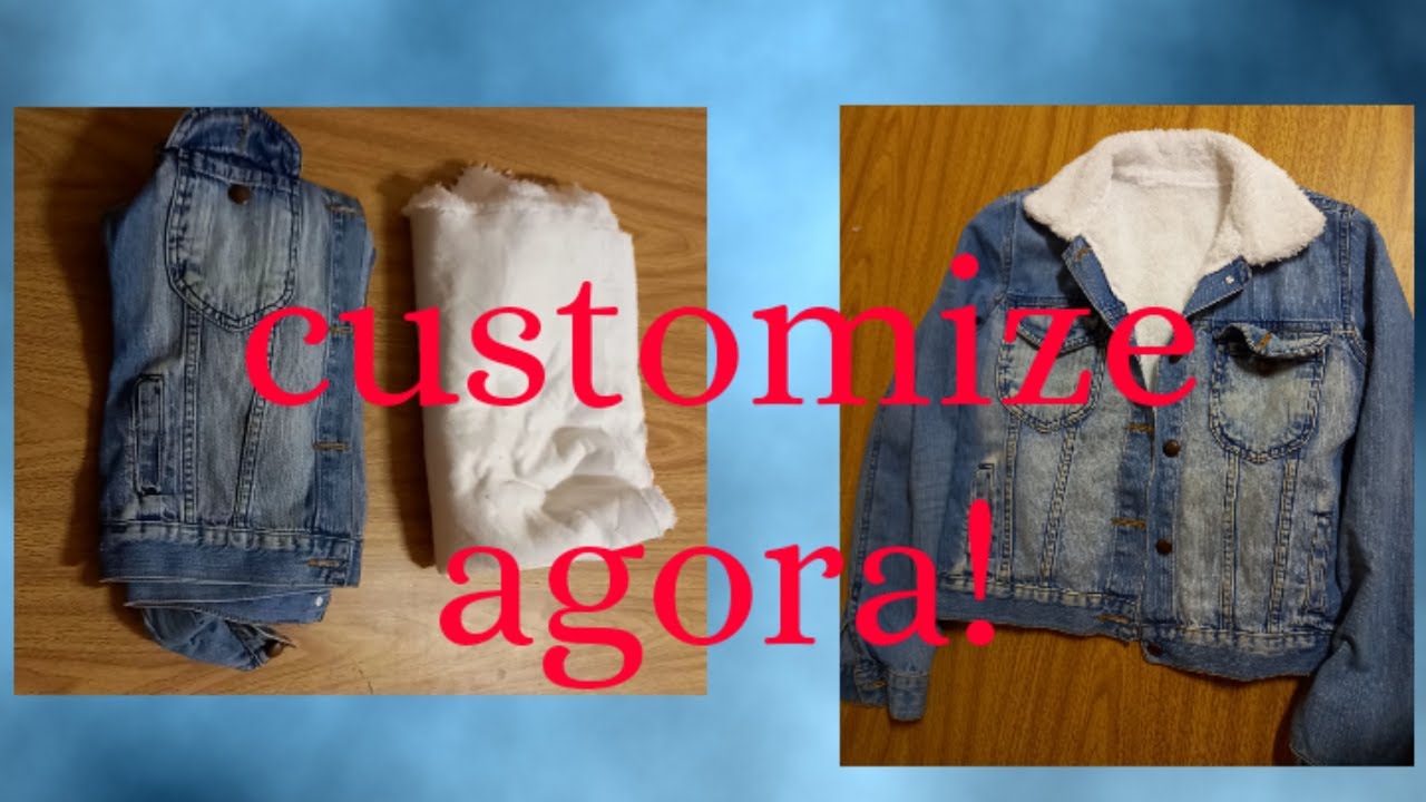faça sua jaqueta jeans de pelinho hoje!!