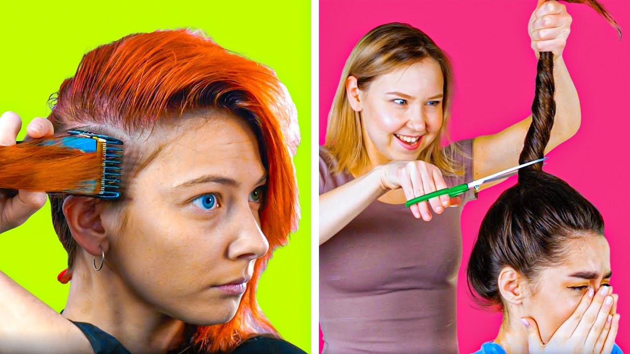 CRAZY HAIR TRANSFORMATIONS || HAIR HACKS, HAIRCUTS, HAIRSTYLES