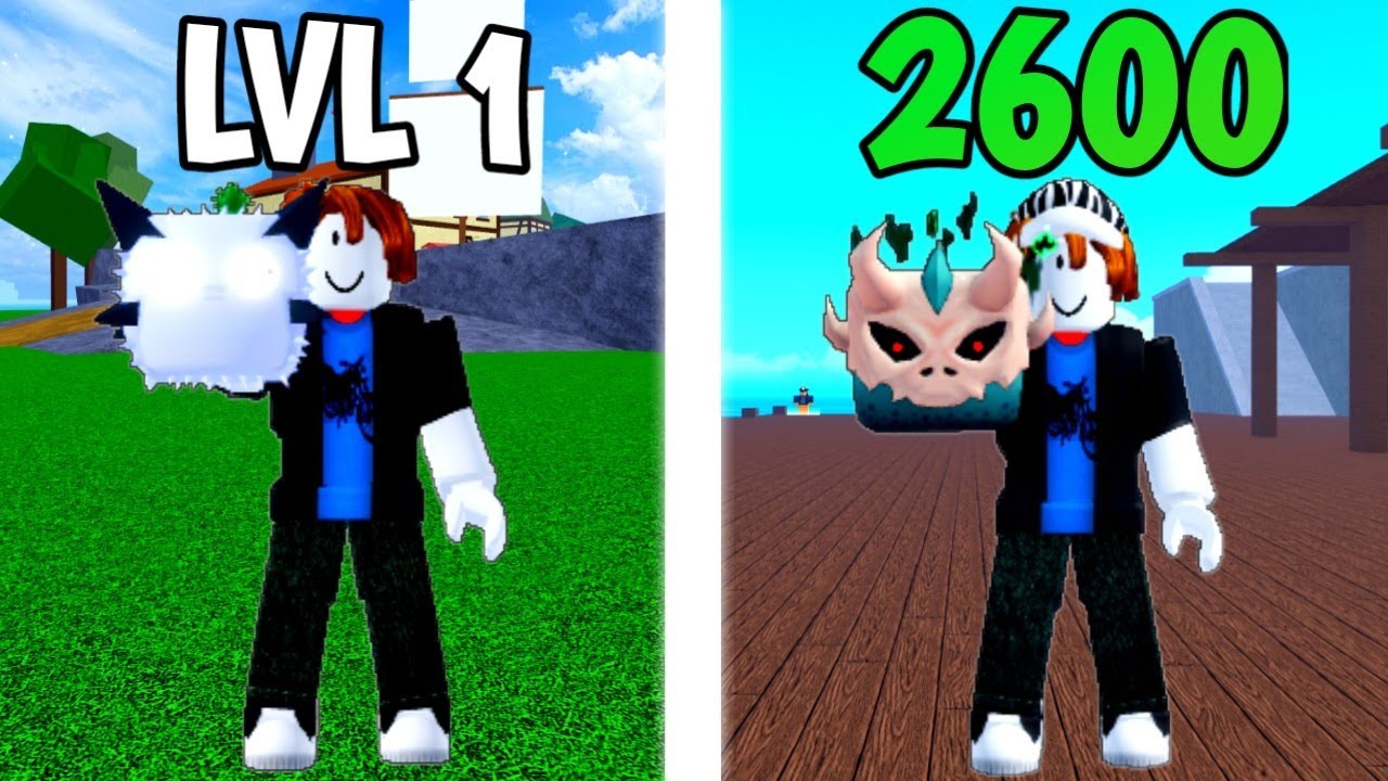Blox Fruits Noob To MAX But Every 100 Levels I Roll A Fruit [FULL MOVIE]