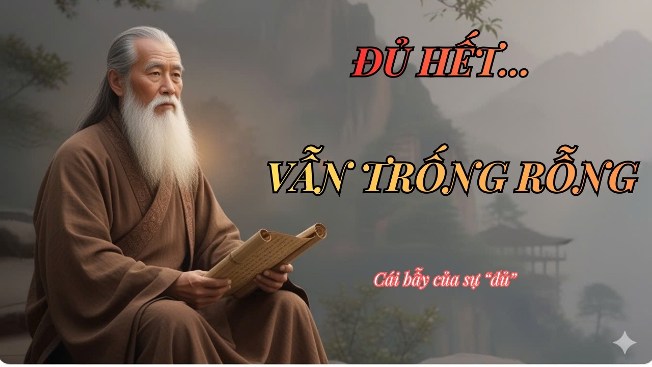 ĐỦ HẾT MÀ VẪN TRỐNG RỖNG: Sự Thật Ít Ai Dám Nói - Đạo Xưa Tâm Nay