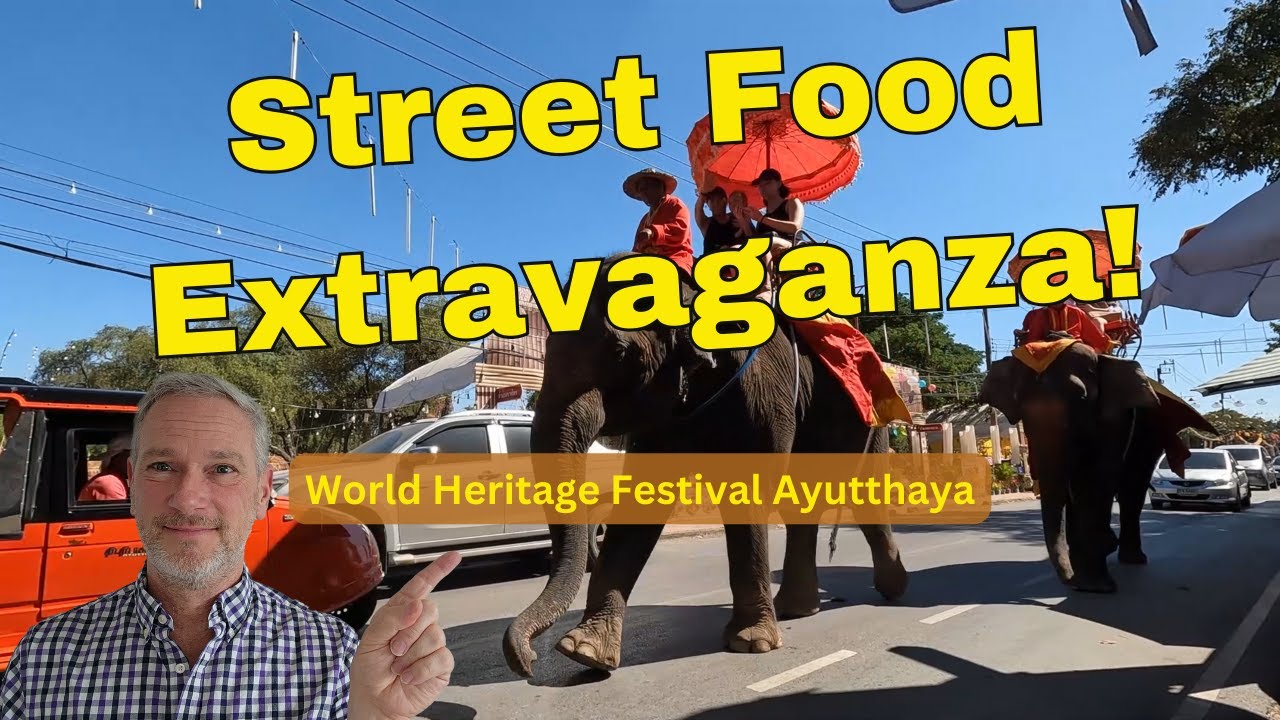 Феерия тайской уличной еды 🌶️ Фестиваль всемирного наследия Аюттайи 🍢