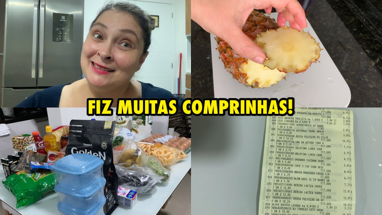 MINHAS COMPRAS DEPOIS DA CIRURGIA BARIÁTRICA | QUANTO GASTEI? | FIZ PICOLÉ NATURAL DE ABACAXI