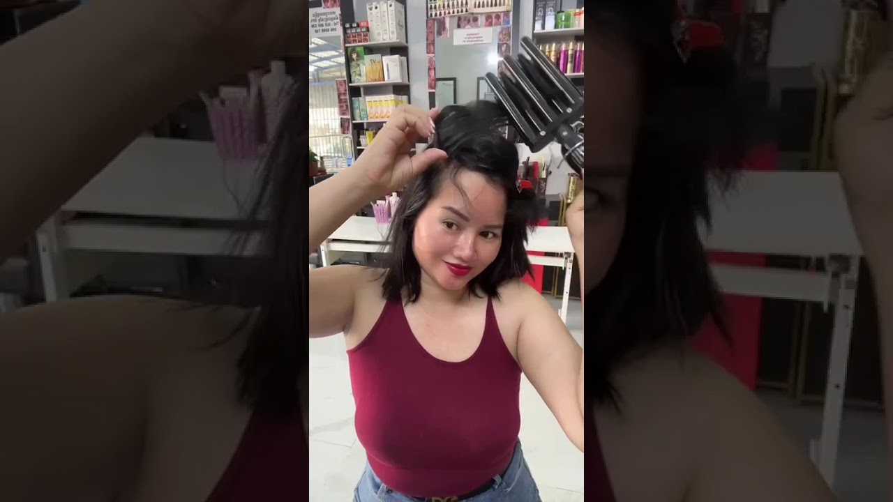 កៀបសក់សំបុកមាន់សម្រាប់ននារីសក់ខ្លី