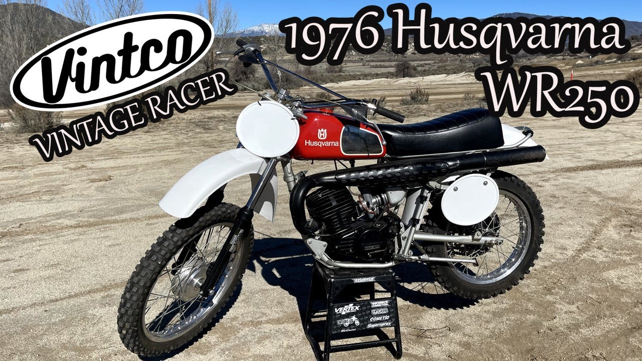 1976 Husqvarna WR250- Vintage Vintco Racer