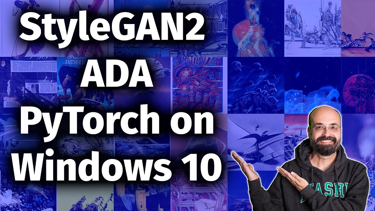 Windows 10, Training a GAN on your Own Images: StyleGAN2 ADA PyTorch