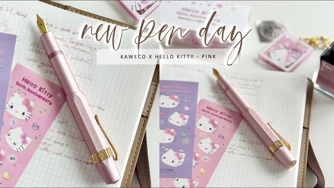 NEW PEN DAY: KAWECO X HELLO KITTY | THE CUTEST PEN! | Charmaine Dulak