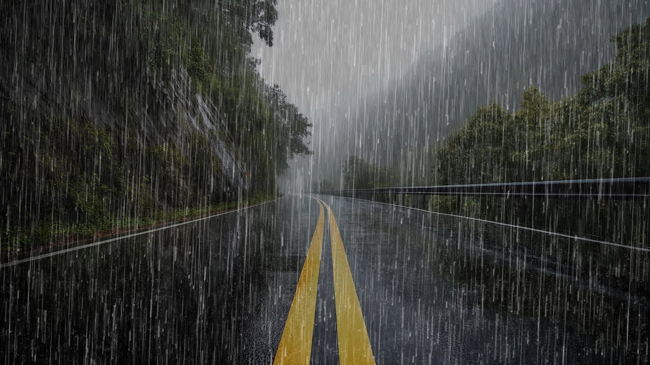 Pluie Pour Dormir–Forte Pluie Parfaite et Orages intenses en forêt isolée pour s’endormir rapidement