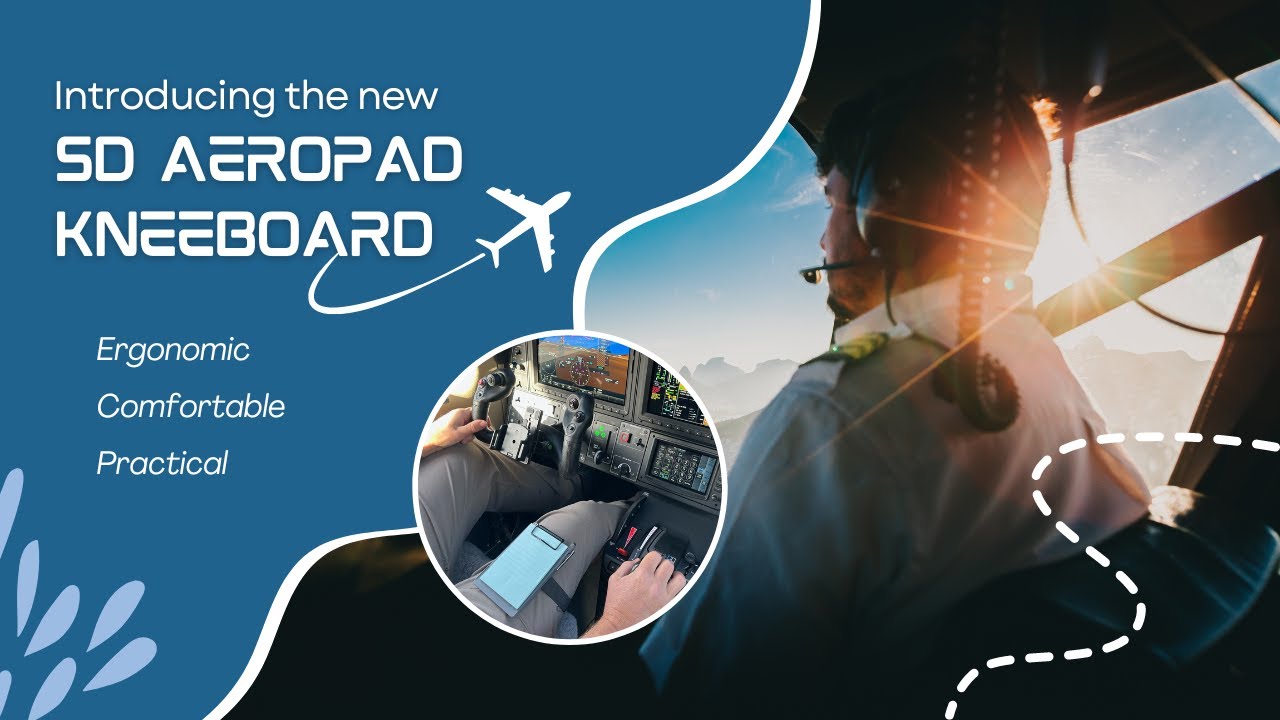 SD Aeropad Kneeboard Demo | Compact Design for Pilots and Aviation Enthusiasts
