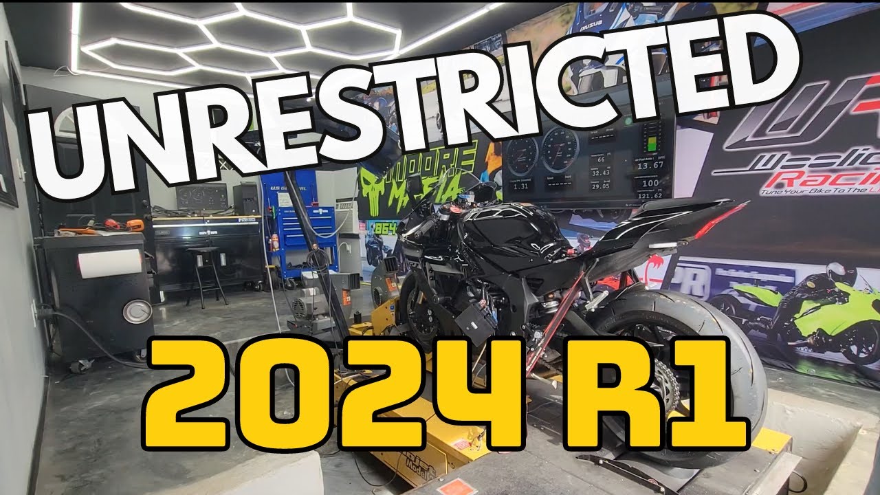Yamaha R1 2024 года выпуска получает мелодию Moore Mafia Pops + Bangs!