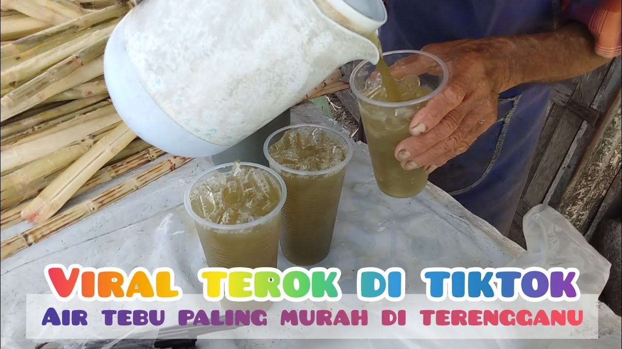 5 Tahun Berniaga Masih Kekal Harga Lama, Air TEBU SEGAR Ni Paling MURAH Di Terengganu