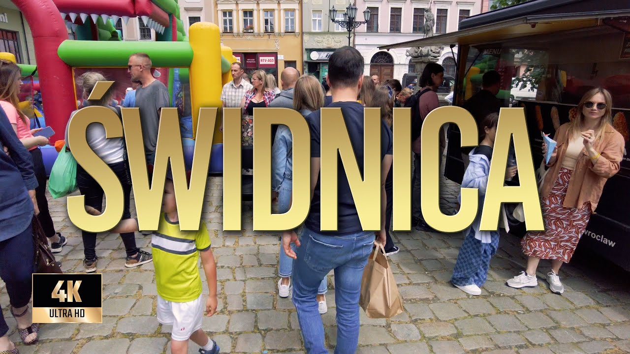 Świdnica | Wiosna 2022 | Spacer Świdnica | Binaural Audio 🎧 [4k]