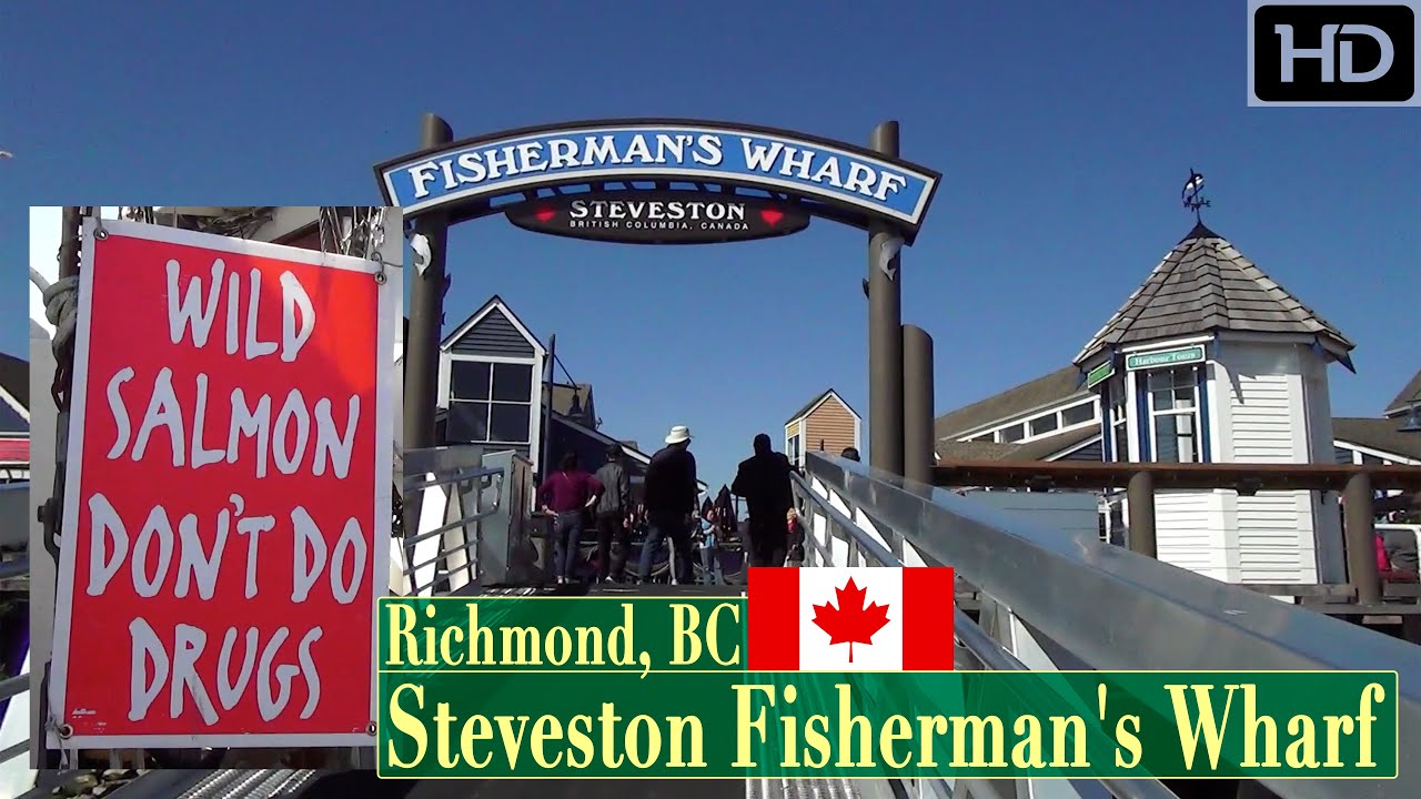 Fisherman's Wharf Steveston Harbour in Richmond BC Canada