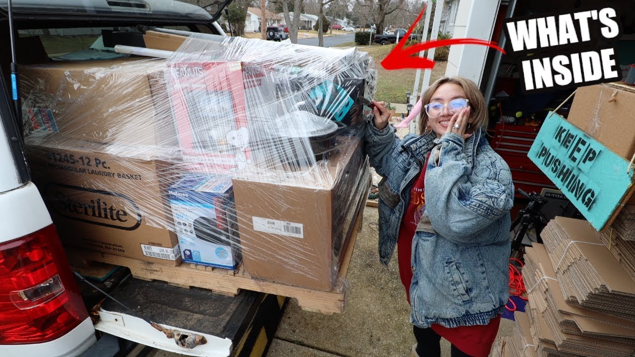 We Bought Two LIQUIDATION PALLETS For $500 - Unboxing TARGET Shelf Pulls!