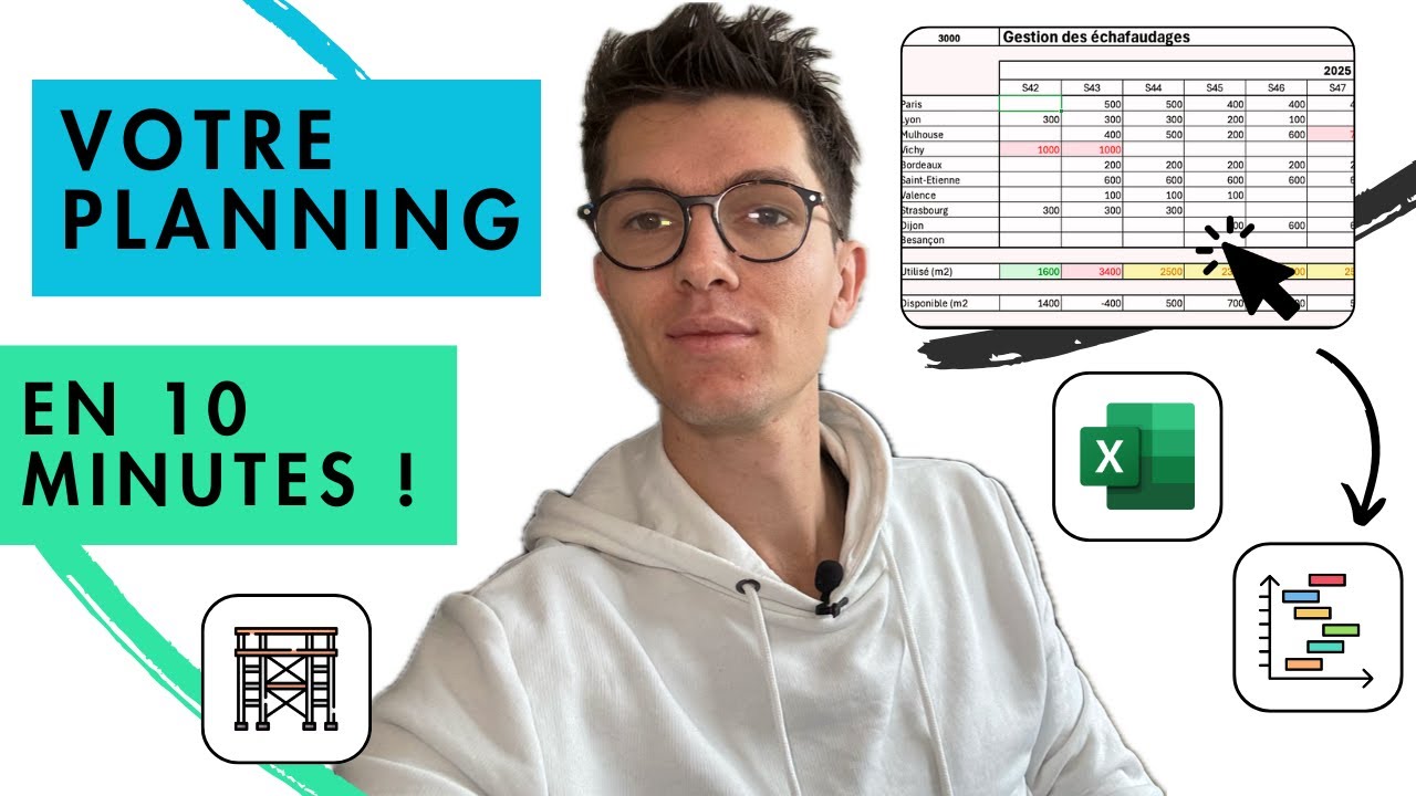 Planning de ressources : Cas pratique – Gestion des échafaudages