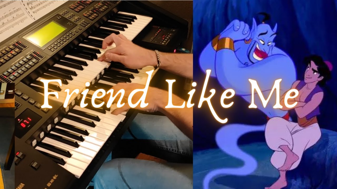 Friend Like Me - Aladdin, Yamaha Electone el900 - Dimitris Leontaris