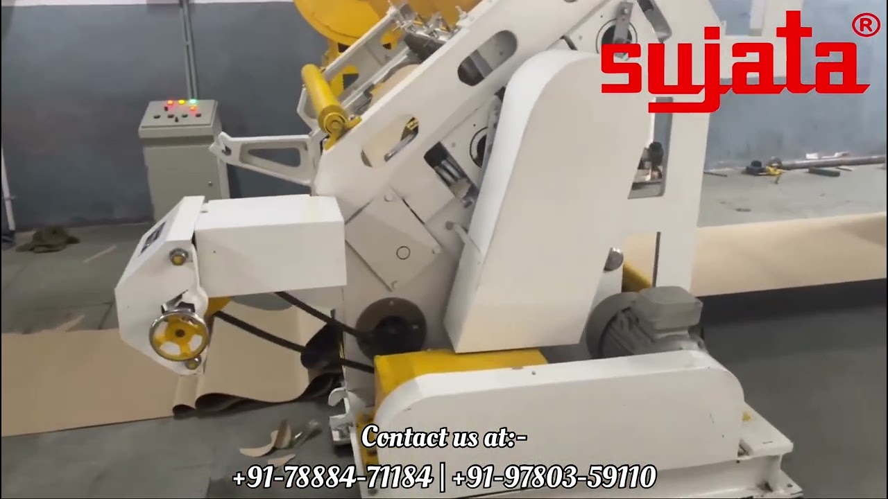 SUJATA FINGERLESS CORRUGATION MACHINE #productdemo #packagingmachinery #corrugation