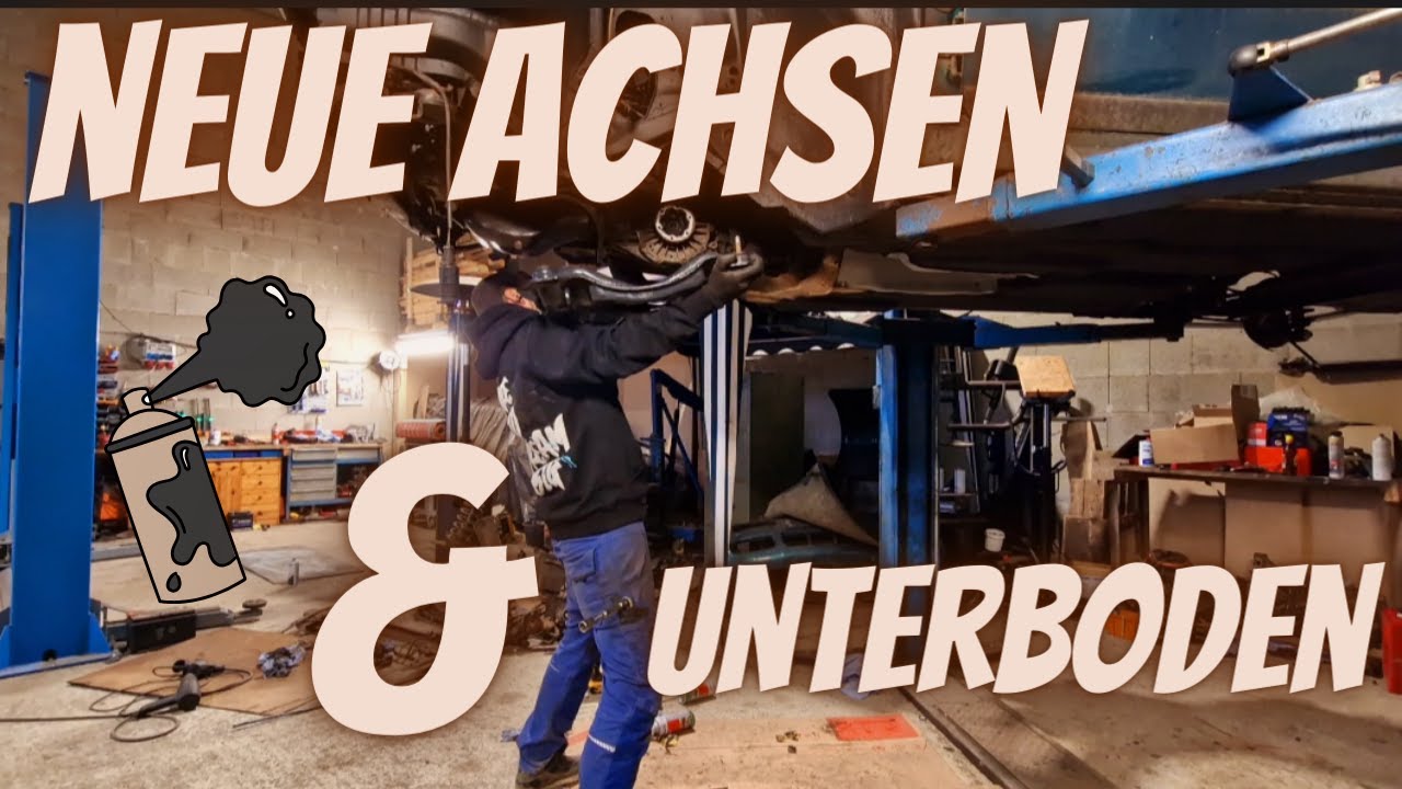 Halle 0815 | Audi 80 B4 Teil Restauration am Unterboden & Achsen