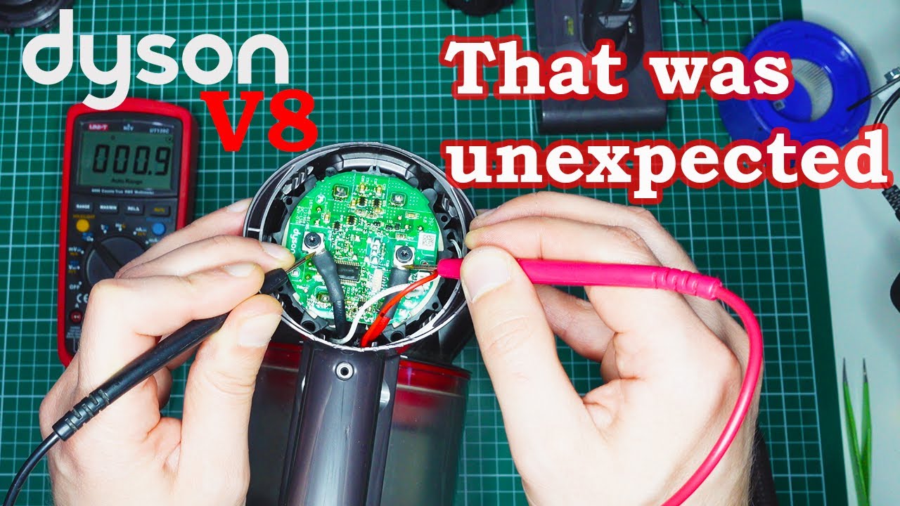 Dyson V8 - No power - red flashing LED