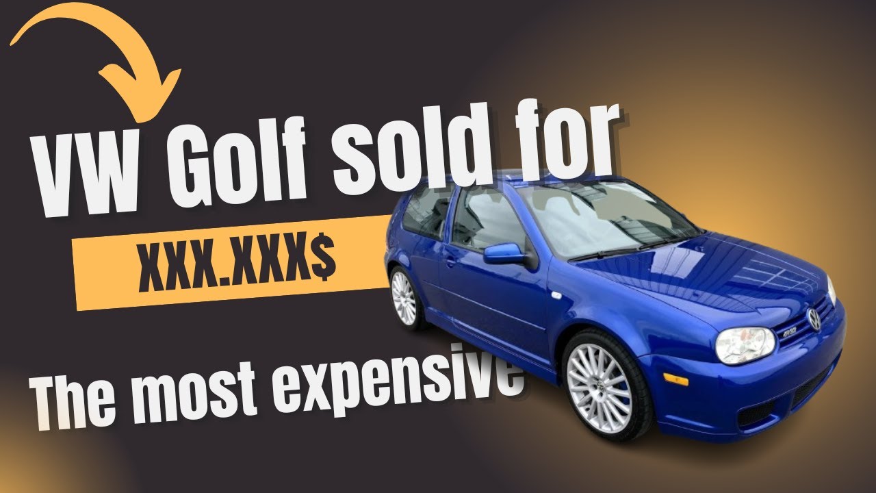 VW Golf R32 MK4 sells for over $100,000 – Rarest Hot Hatch Ever?
