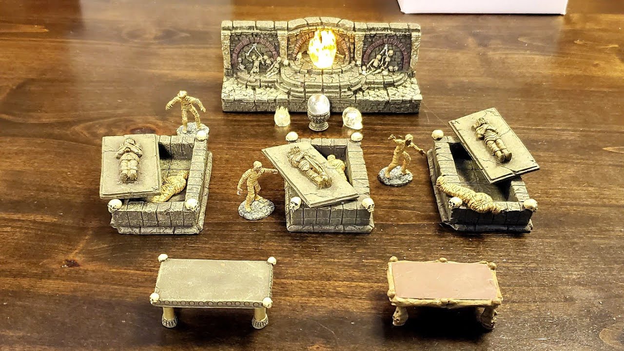 Dwarven Forge Catacombs Accessory Sets Overview