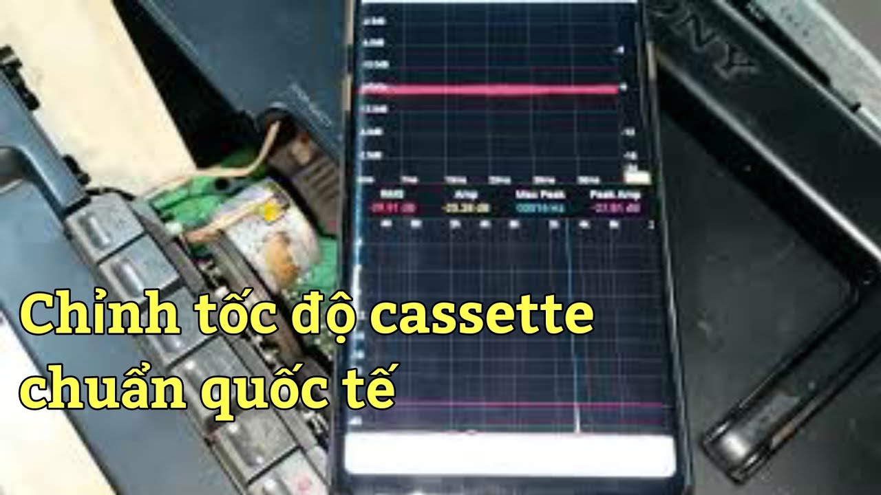 Adjust the standard speed for cassette deck/ player