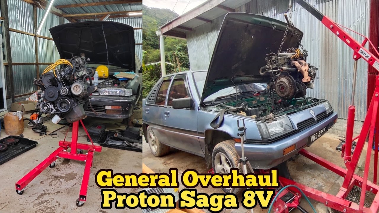 GENERAL OVERHAUL PROTON SAGA 8V.KOMPONEN APA YANG PERLU KORANG CHECK SEMASA BUAT GENERAL OVERHAUL.