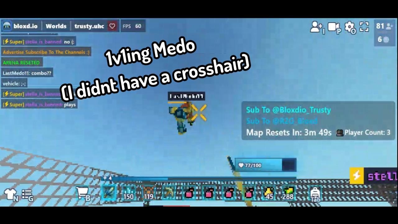 1v1ing @LastMedo11 (I didnt have a crosshair ._.)