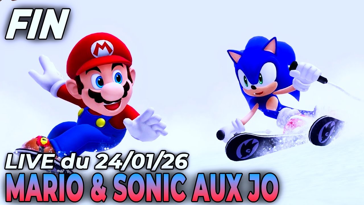 VOD ▶ Battre TOUS les records de Mario & Sonic aux JO d'hiver 2014 (partie 2) - Live du 24/01/2026