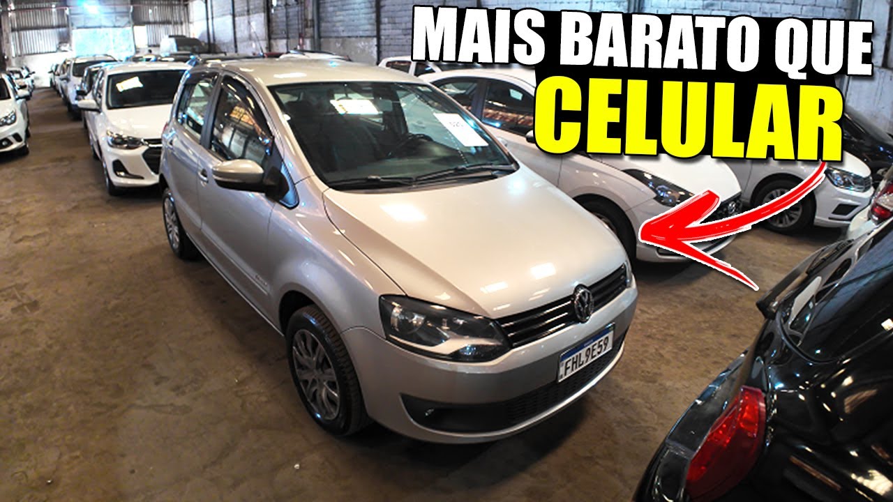 LEILÃO DE VEÍCULOS: CARROS BARATOS COM LANCE INICIAL DE R$ 2.400