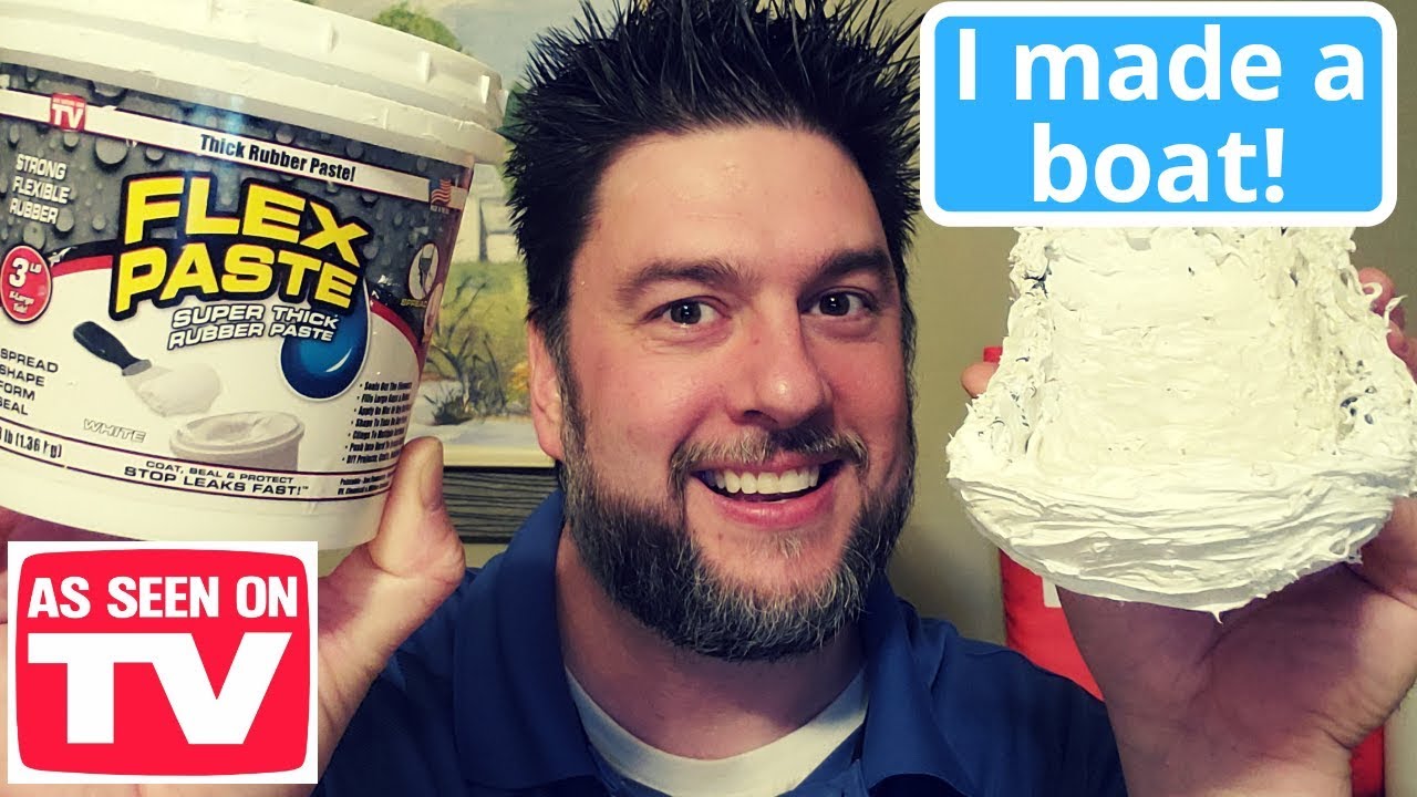 Flex Paste review: Does Flex Paste really work? - I made a boat! [125]