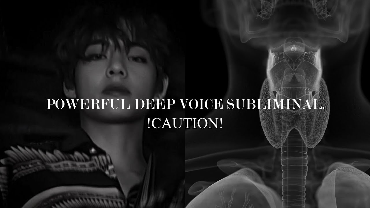POWERFUL⚠️ Get a Deep Raspy Voice subliminal