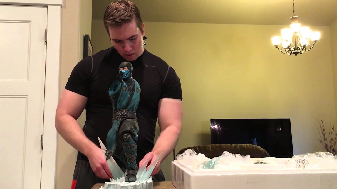 PCS Mortal Kombat 9 Subzero 1/4 statue unboxing/review