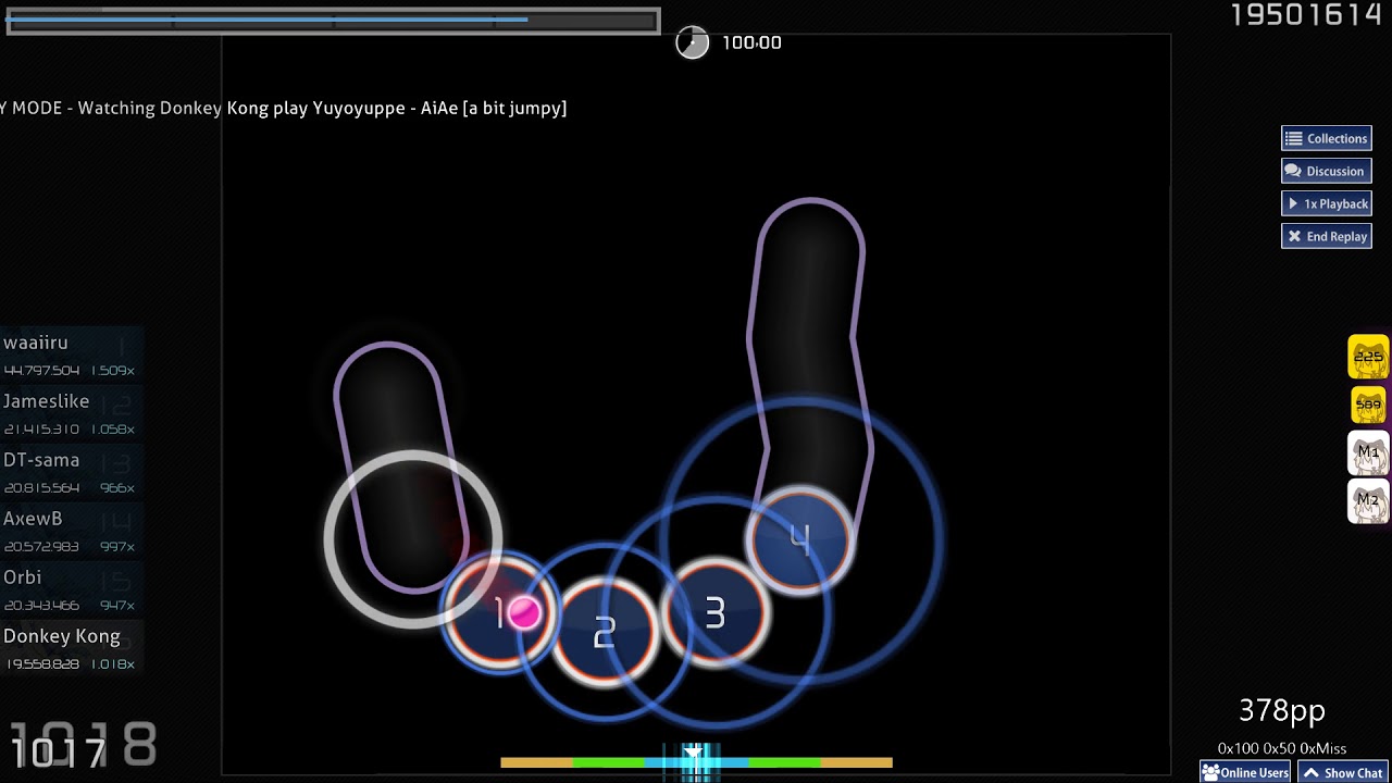 osu! | Vaxei | Yuyoyuppe - AiAe [a bit jumpy] 99.92% 1494/1524 1❌ 0x100 #2 LOVED