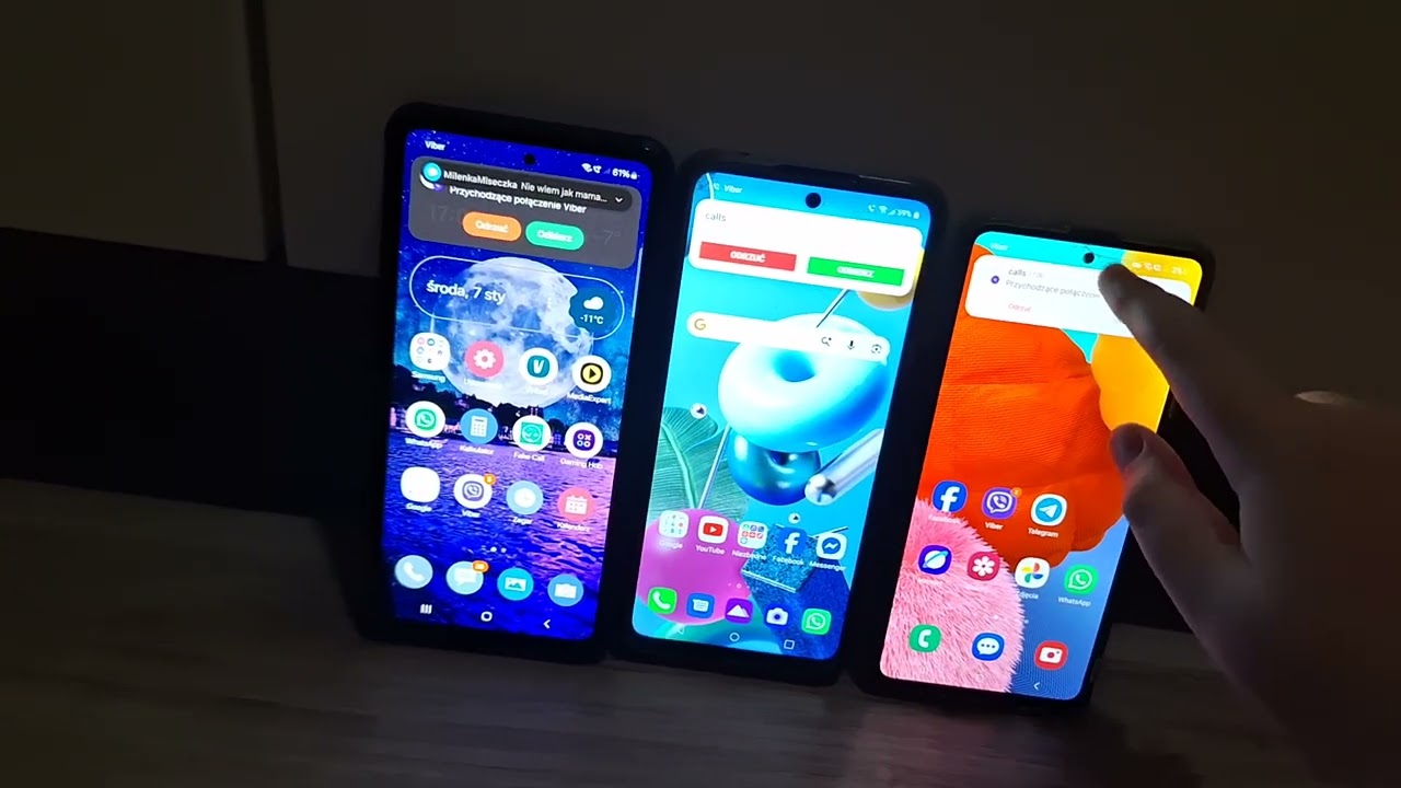 Viber Call Samsung Galaxy A72, LG K62+, Samsung Galaxy A51